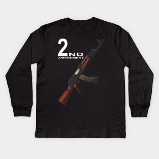 PRO GUN RIGHTS Kids Long Sleeve T-Shirt